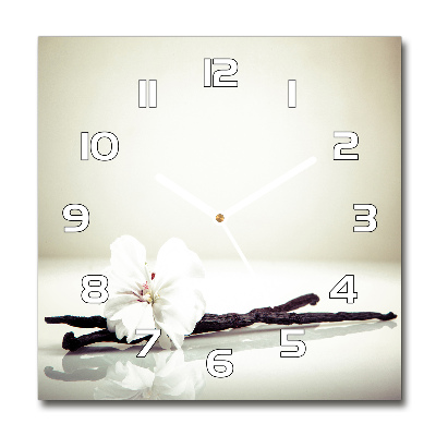 Reloj cuadrado Vaina de vainilla