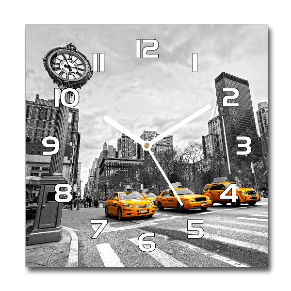 Reloj cuadrado Taxis de Nueva York