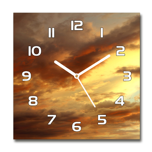 Reloj cuadrado Amanecer