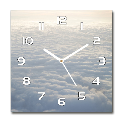 Reloj cuadrado Vuelo sobre las nubes