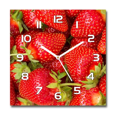 Reloj cuadrado fresas