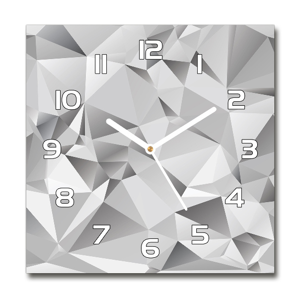 Reloj cuadrado Abstracción 3D