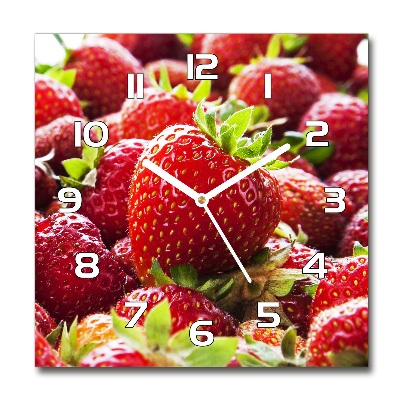 Reloj cuadrado fresas