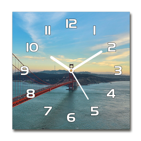 Reloj de pared cuadrado Puente de San Francisco