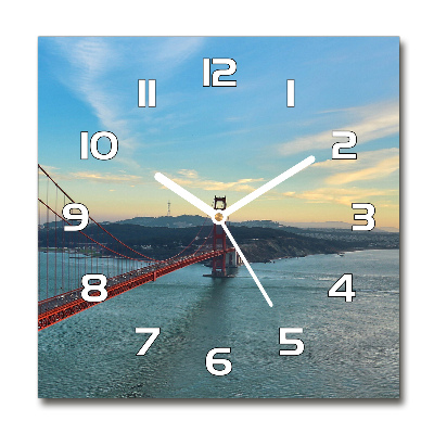 Reloj de pared cuadrado Puente de San Francisco