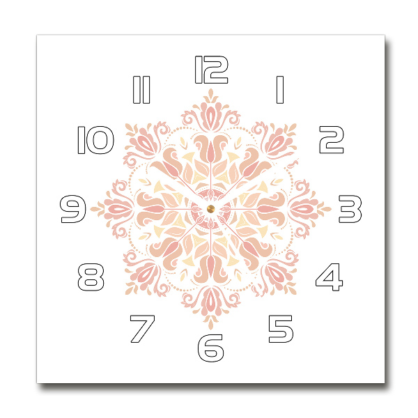Reloj cuadrado Adornos