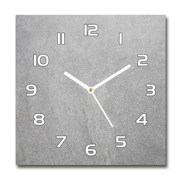 Reloj cuadrado pared gris