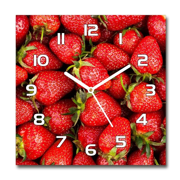 Reloj cuadrado fresas