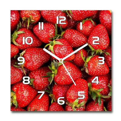 Reloj cuadrado fresas