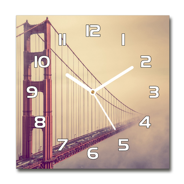 Reloj de pared cuadrado Puente de San Francisco