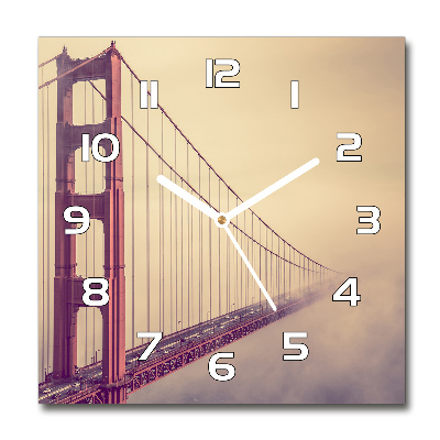 Reloj de pared cuadrado Puente de San Francisco