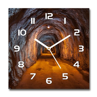 Reloj cuadrado Túnel subterráneo
