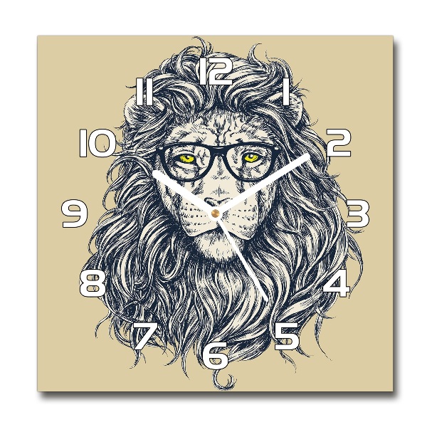 Reloj cuadrado León hipster
