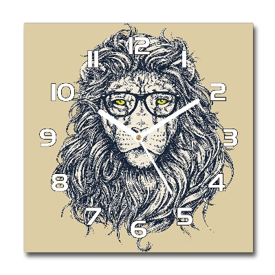 Reloj cuadrado León hipster