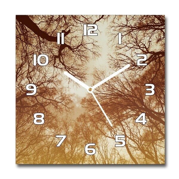 Reloj cuadrado Bosque