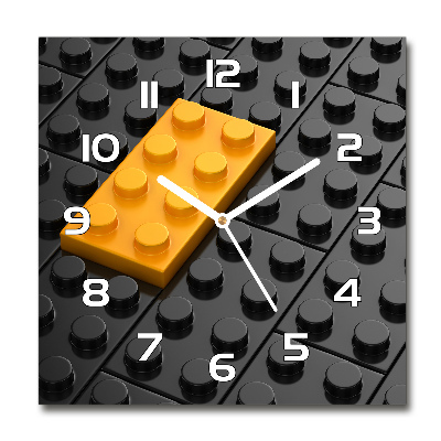Reloj cuadrado Lego