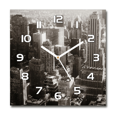 Reloj de pared cuadrado Nueva York