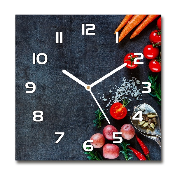 Reloj de pared cuadrado Ingredientes