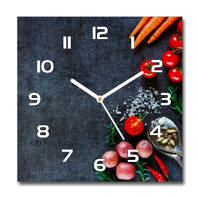 Reloj de pared cuadrado Ingredientes