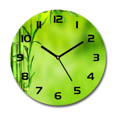 Reloj redondo pared Bambú