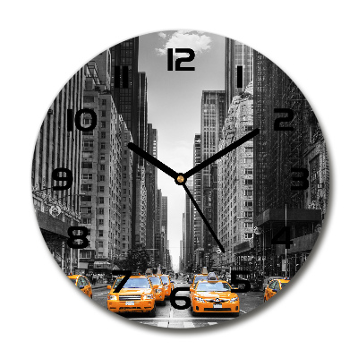 Reloj redondo pared Taxis de Nueva York