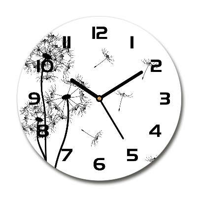 Reloj de pared redondo Dientes de león