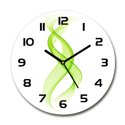 Reloj redondo pared Ondas de colores