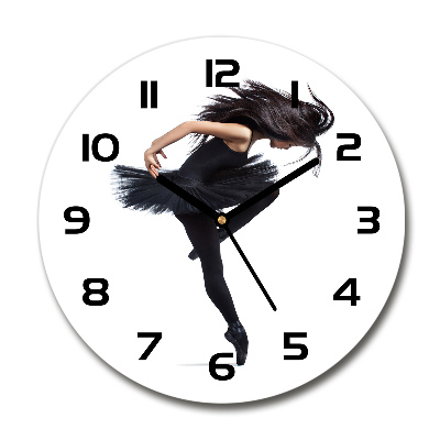 Reloj de cristal redondo Bailarina