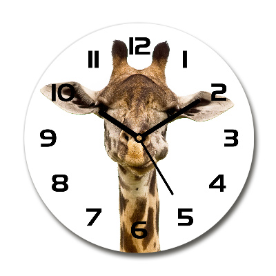 Reloj de pared redondo Jirafa