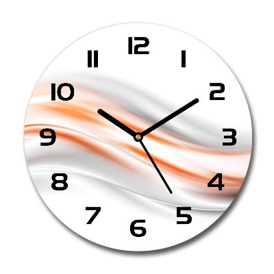 Reloj redondo pared Ondas abstractas