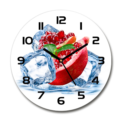 Reloj redondo pared Granada con hielo