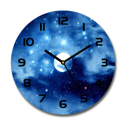 Reloj de pared redondo Luna llena