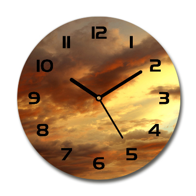 Reloj redondo pared Amanecer