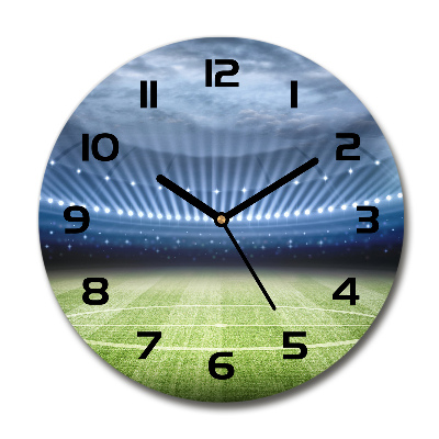 Reloj de cristal redondo Estadio