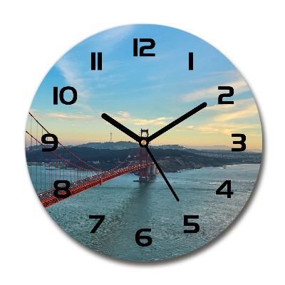 Reloj redondo pared Puente de San Francisco