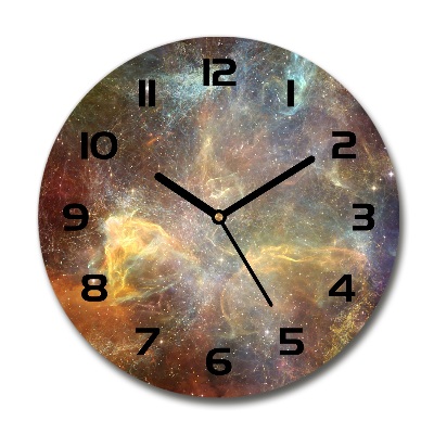 Reloj de cristal redondo Cosmos