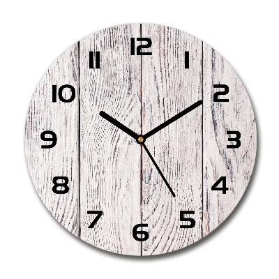Reloj redondo pared pared de madera