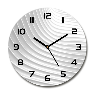 Reloj de pared redondo Líneas abstractas