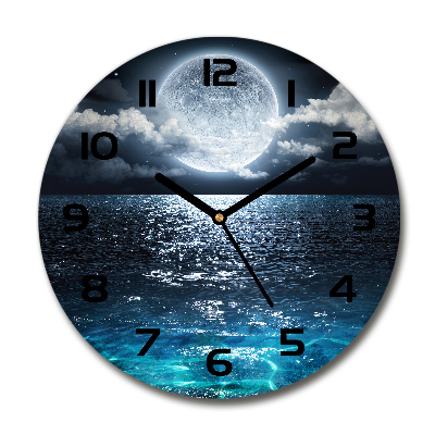 Reloj de pared redondo Luna llena
