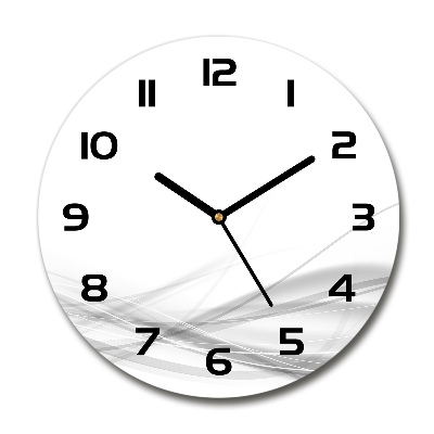 Reloj redondo pared Ondas abstractas