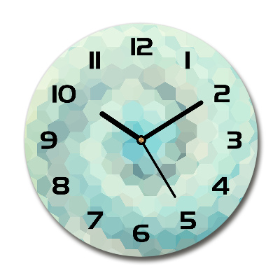 Reloj de pared redondo Fondo abstracto