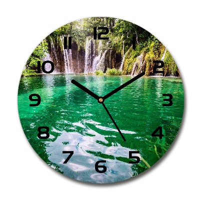 Reloj redondo pared Lago de Plitvice