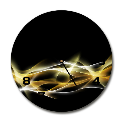 Reloj redondo pared Abstracción de la luz