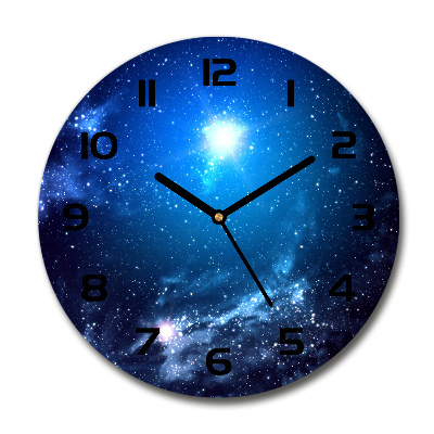 Reloj de cristal redondo Nebulosa