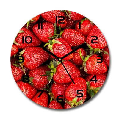 Reloj redondo pared fresas