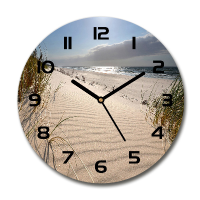 Reloj de pared redondo Playa de Mrzeżyno
