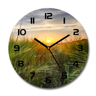 Reloj redondo pared Campo de trigo