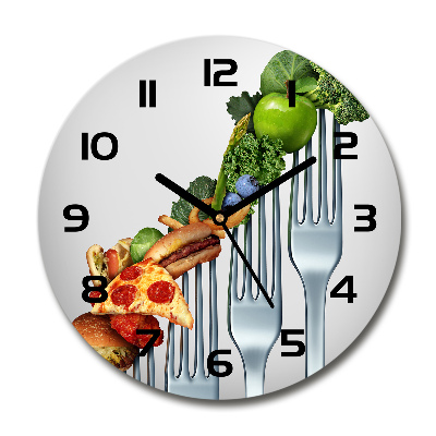 Reloj de pared redondo Progreso de la dieta