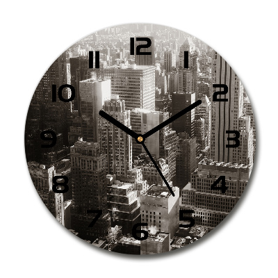 Reloj de pared redondo Nueva York