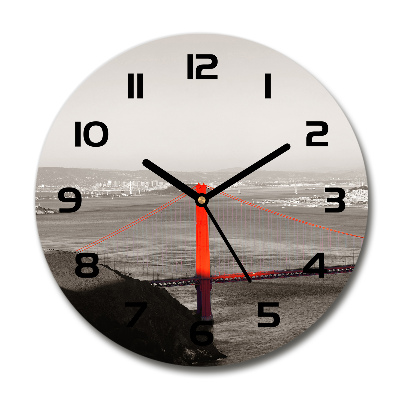 Reloj redondo pared Puente de San Francisco